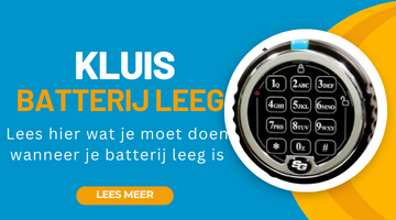 Kluis batterij leeg